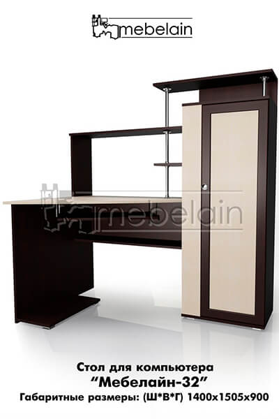 компьютерный стол мебелайн 32